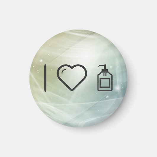I Liebe Flüssig-Handwäsche Magnet (Vorne)
