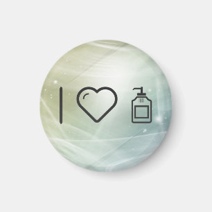 I Liebe-Flüssigkeit Handwasch Magnet