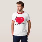 I LIEBE FLYBALL T-Shirt (Vorne ganz)