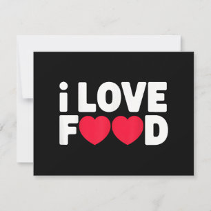 I Liebe Food Funny Feinschmecker Geschenk für Männ Save The Date