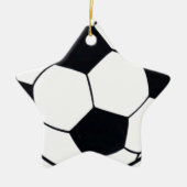 I Liebe Football (Fußball) Spielherz: I Liebe Keramik Ornament (Vorne)