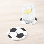 I Liebe Football (Fußball) Spielherz: I Liebe Sandstein Untersetzer (Seite)