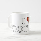 I Liebe Football Kaffeetasse (Vorderseite Links)