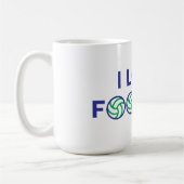 I Liebe Football Kaffeetasse (Links)