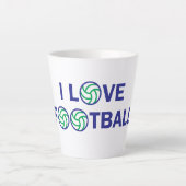 I Liebe Football Milchtasse (Vorderseite)