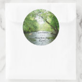 I Liebe Forstaufkleber Runder Aufkleber (Tasche)