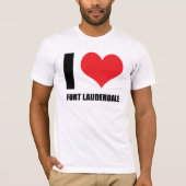 I Liebe Fort Lauderdale T-Shirt (Vorderseite)