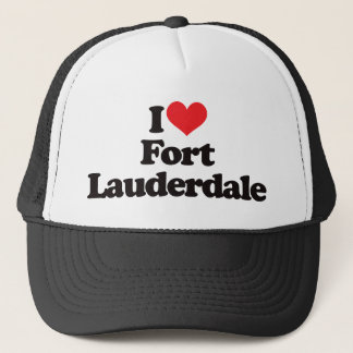I Liebe Fort Lauderdale Truckerkappe