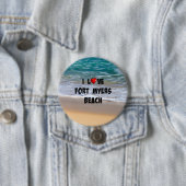 I Liebe Fort Myers Beach Button (Beispiel)