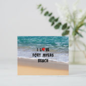 I Liebe Fort Myers Beach Postkarte (Stehend Vorderseite)