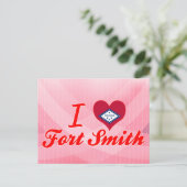 I Liebe Fort Smith, Arkansas Postkarte (Stehend Vorderseite)