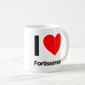 i Liebe fortissimos Kaffeetasse (VorderseiteRechts)
