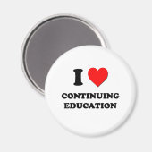 I Liebe Fortsetzung der Bildung Magnet (Vorderseite/Rückseite)