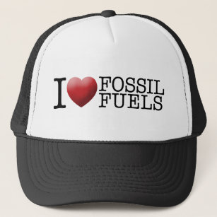 I Liebe fossiler Brennstoffe Truckerkappe