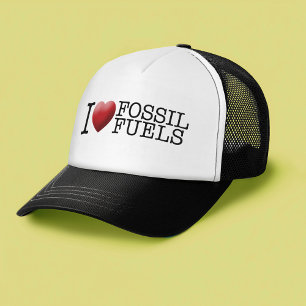 I Liebe fossiler Brennstoffe Truckerkappe