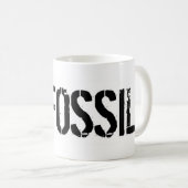 I LIEBE-FOSSILIEN Megalodon Kaffeetasse (VorderseiteRechts)