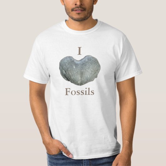 I Liebe Fossilien T-Shirt (Vorderseite)