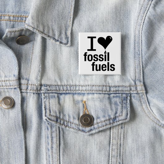 I Liebe-Fossilienbrennstoff-Button Button (Beispiel)
