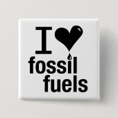 I Liebe-Fossilienbrennstoff-Button Button (Vorderseite)