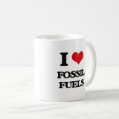 I LIEBE-Fossilienbrennstoffe Kaffeetasse (VorderseiteRechts)