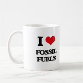 I LIEBE-Fossilienbrennstoffe Kaffeetasse (Links)