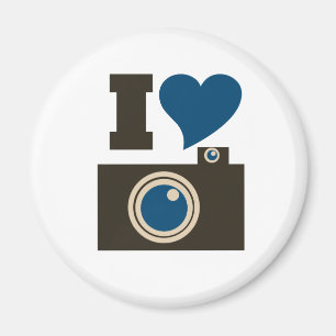 I Liebe Fotografie Magnet