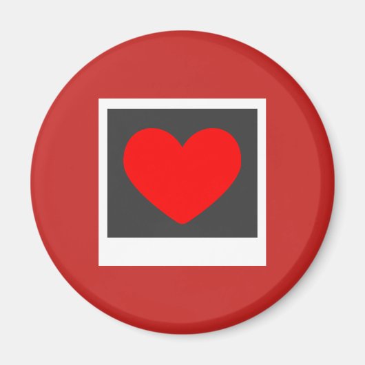 I Liebe Fotografie Magnet (Vorne)