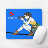 I Liebe Fotografie Mousepad (Mit Mouse)