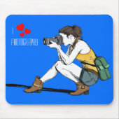 I Liebe Fotografie Mousepad (Vorne)