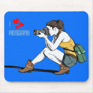 I Liebe Fotografie Mousepad