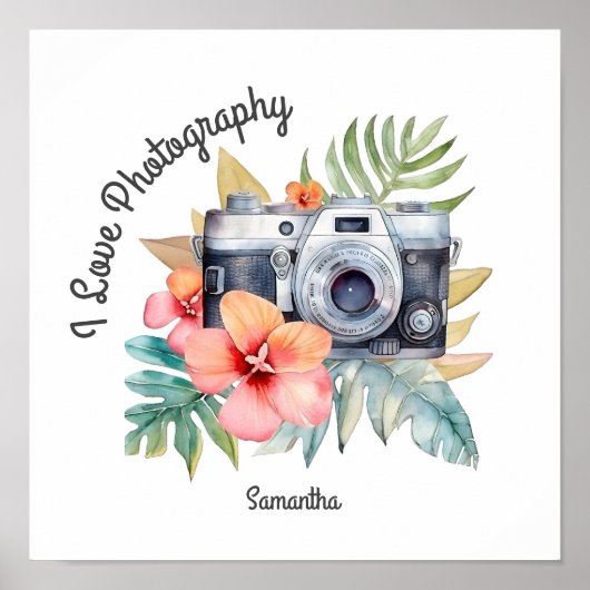 I Liebe Fotografie-Poster Poster (Vorne)