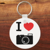 I Liebe Fotografie Schlüsselanhänger (Vorderseite)