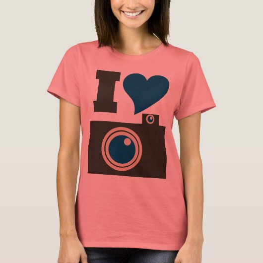 I Liebe Fotografie T-Shirt (Vorderseite)