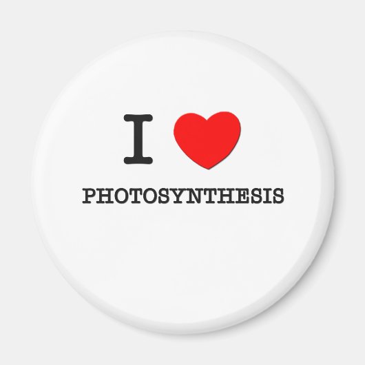 I Liebe Fotosynthese Magnet (Vorne)