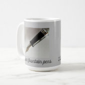 I Liebe Fountain Pens Kaffeetasse (Vorderseite Links)