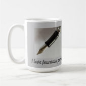 I Liebe Fountain Pens Kaffeetasse (Links)