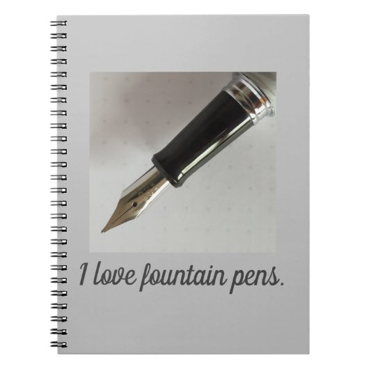 I Liebe Fountain Pens Notizblock (Vorderseite)