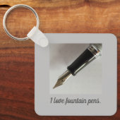 I Liebe Fountain Pens Schlüsselanhänger (Vorderseite)
