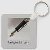 I Liebe Fountain Pens Schlüsselanhänger (Rückseite)