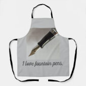 I Liebe Fountain Pens Schürze (Vorderseite)