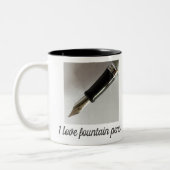 I Liebe Fountain Pens Zweifarbige Tasse (Links)