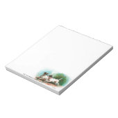 I Liebe Fox Terrier" Notizblock (Rotiert)