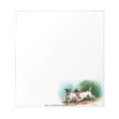 I Liebe Fox Terrier" Notizblock (Vorderseite)