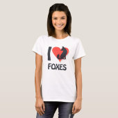 I Liebe Foxes T - Shirt (Vorne ganz)