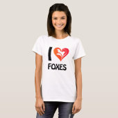 I Liebe Foxes T - Shirt (Vorne ganz)