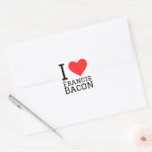 I Liebe Francis bacon Quadratischer Aufkleber (Umschlag)