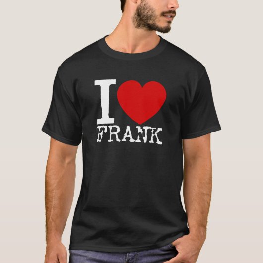I Liebe-Frank (weiß) T-Shirt (Vorderseite)
