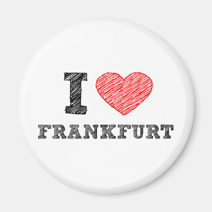 I Liebe Frankfurt Magnet