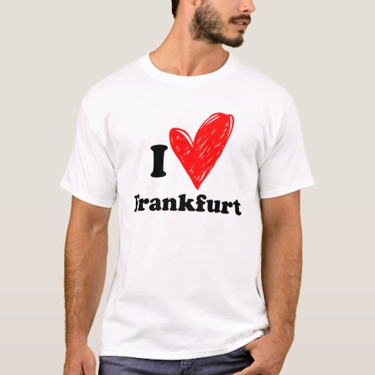 I Liebe Frankfurt T-Shirt (Vorderseite)