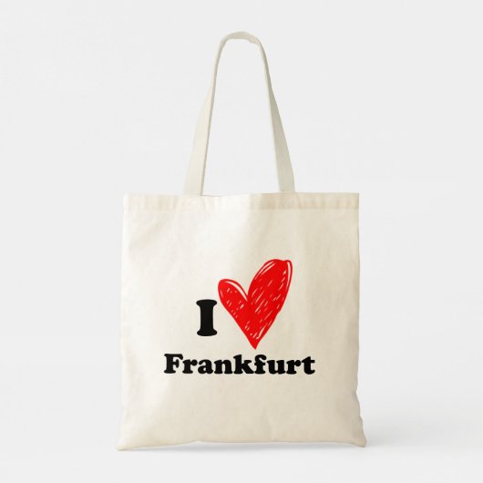 I Liebe Frankfurt Tragetasche (Rückseite)